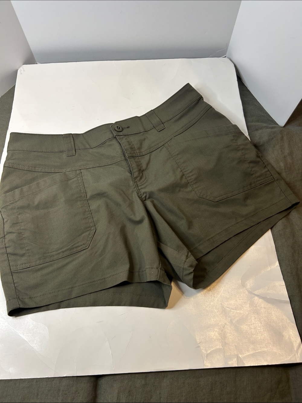 Women's 5.11 Tactical Olive Green Utility Cotton Shorts
